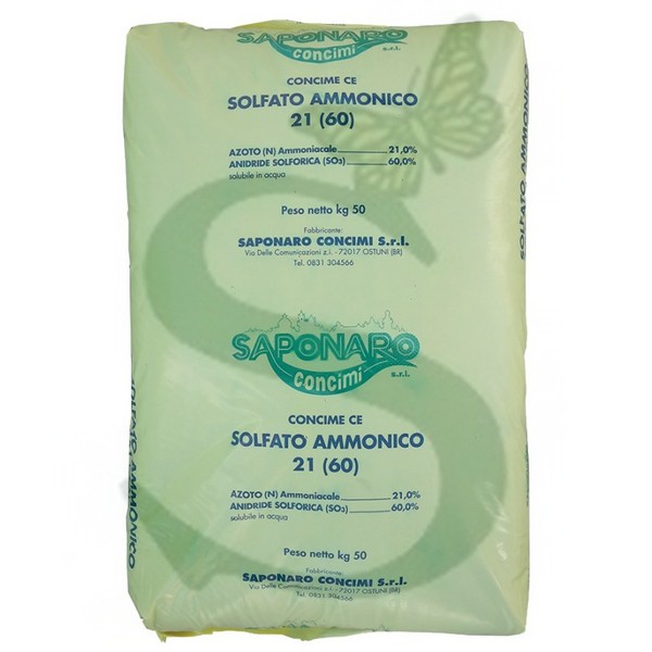 SAPSA50 - SOLFATO AMMONICO 21% SCURO x 50 Kg.