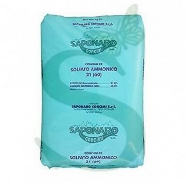 SAPSAG25 - SOLFATO AMMONICO 21% GRANULARE x 25 Kg.