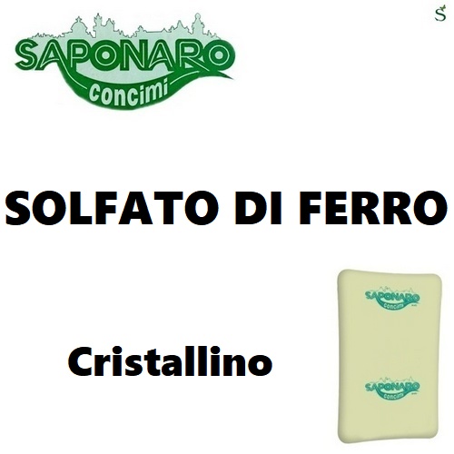 SAPSFC25 - SOLFATO DI FERRO CRISTALLINO x 25 Kg.