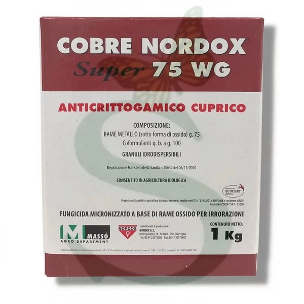 MASCO100100 - COBRE NORDOX SUPER 75 WG x 1 kg.