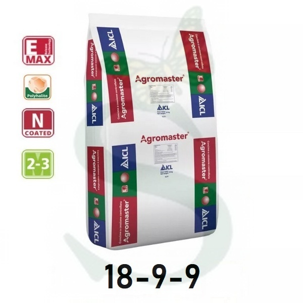 ICLCRAG50025 - AGROMASTER 18-9-9 x 25 kg.