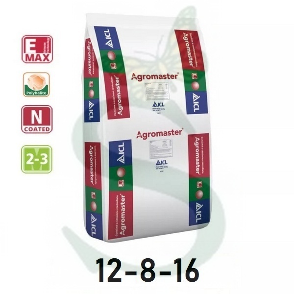 ICLCRAG10025 - AGROMASTER 12-8-16 x 25 kg.