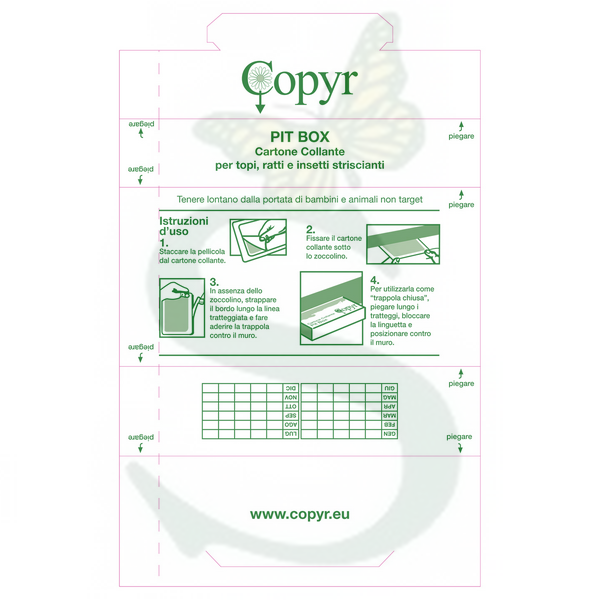 COPCA5500001 - CARTONE COLLANTE PER PIT-BOX